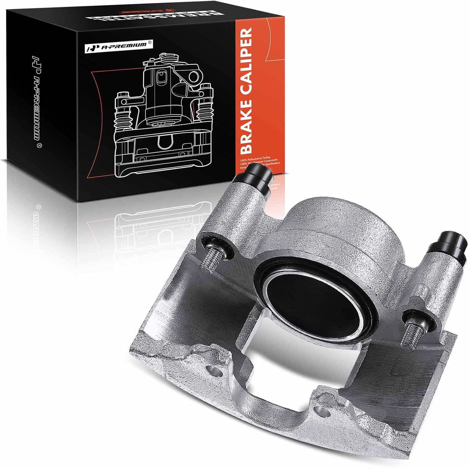 A-Premium Disc Brake Caliper Assembly Without Bracket Compatible with Select Chevy, GMC and Dodge Models - Blazer, Tahoe, Yukon, Savana 2500, C1500, C2500, C3500 Suburban, Ram 2500 - Front Driver