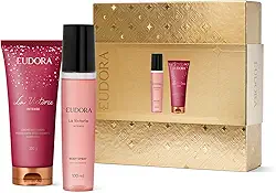 Eudora La Victorie Intense Kit Presente: Intense Body Spray Desodorante 100ml + Creme Acetinado Hidratante Desodorante Corporal 200g