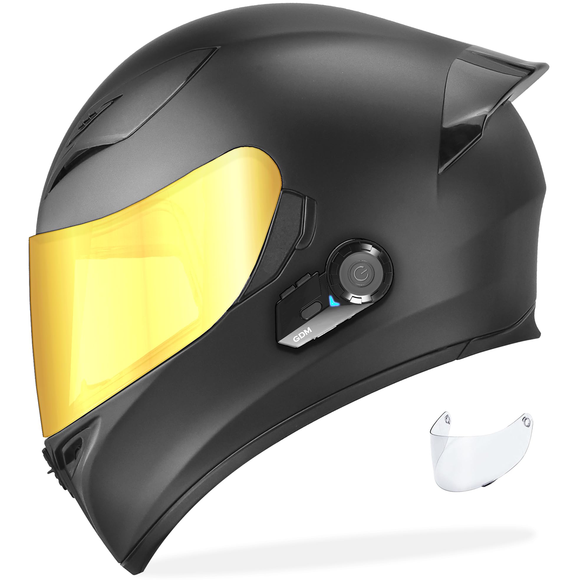 Motorcycle Helmet Bluetooth - GDM Ghost with Supersonic
