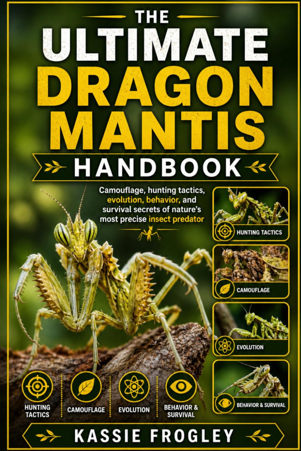THE ULTIMATE DRAGON MANTIS HANDBOOK: Camouflage, hunting tactics, evolution, behavior, and survival secrets of nature’s most precise insect predator