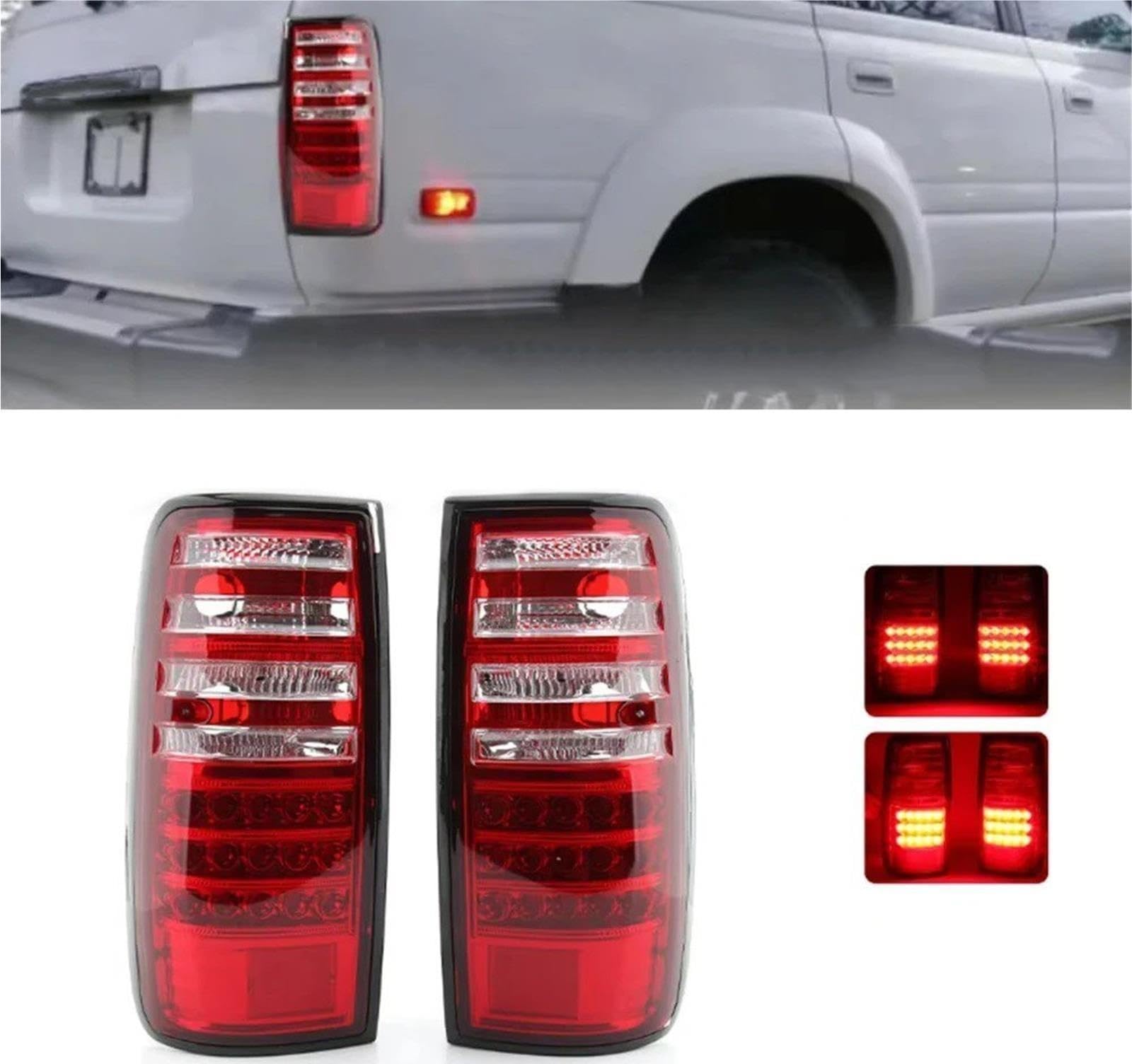 Genérico Luz Trasera Para Toyota Para Land Para Cruiser FJ80 1991-1997