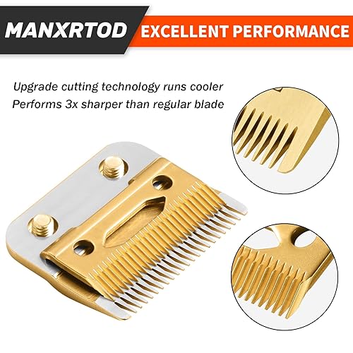 Miniatura 8 de FX8010B - Cuchilla de repuesto para modelos BaBylissPRO FX870, FX890, FX825, FX673, cuchilla de repuesto de grafito compatible con cuchillas