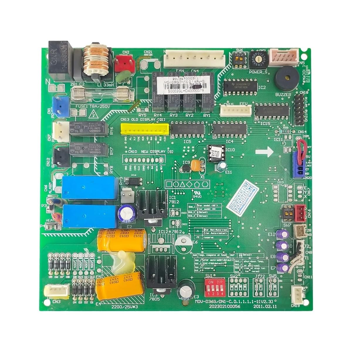 CHAOJIEOZ 1pcs For indoor motherboard 202302100056 air conditioning computer board MDV-D36GDN1-C.D