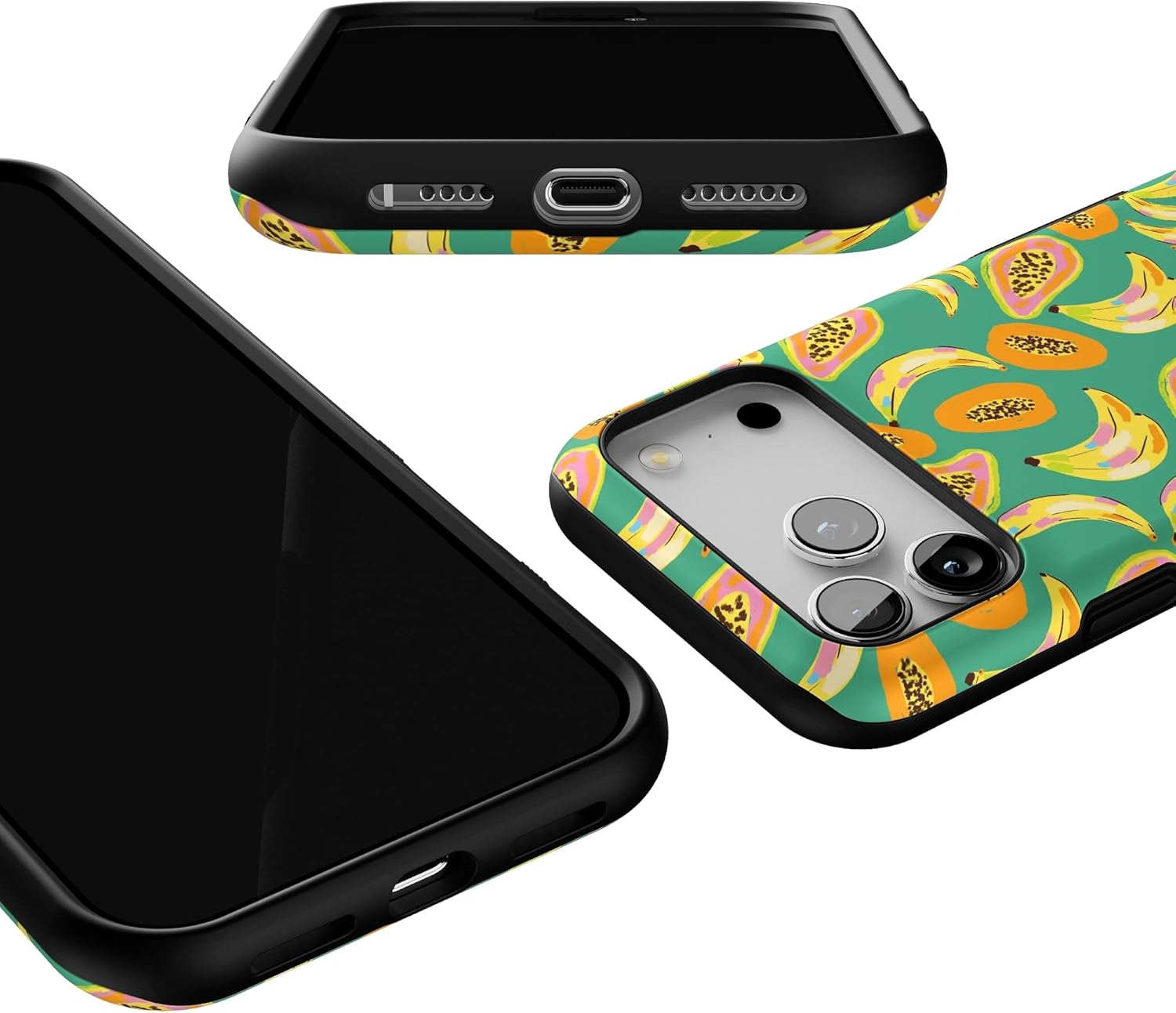 Casely iPhone 17 Pro Max Case | Papaya Palms | Dippin' Daisy's Tropical Vacation | Bold Protective Design | Compatible with MagSafe