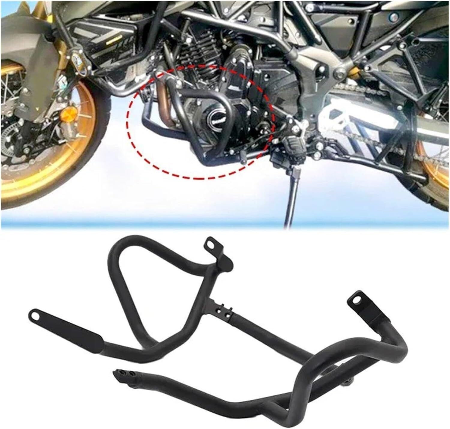 Barre protezione moto Barre paramotore per Benelli TRK702 2022 2023 X TRK 702/X Highway per barra di protezione motore