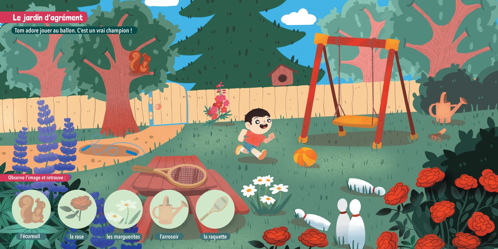 Mon tout premier cherche et trouve au jardin: Avec des gommettes