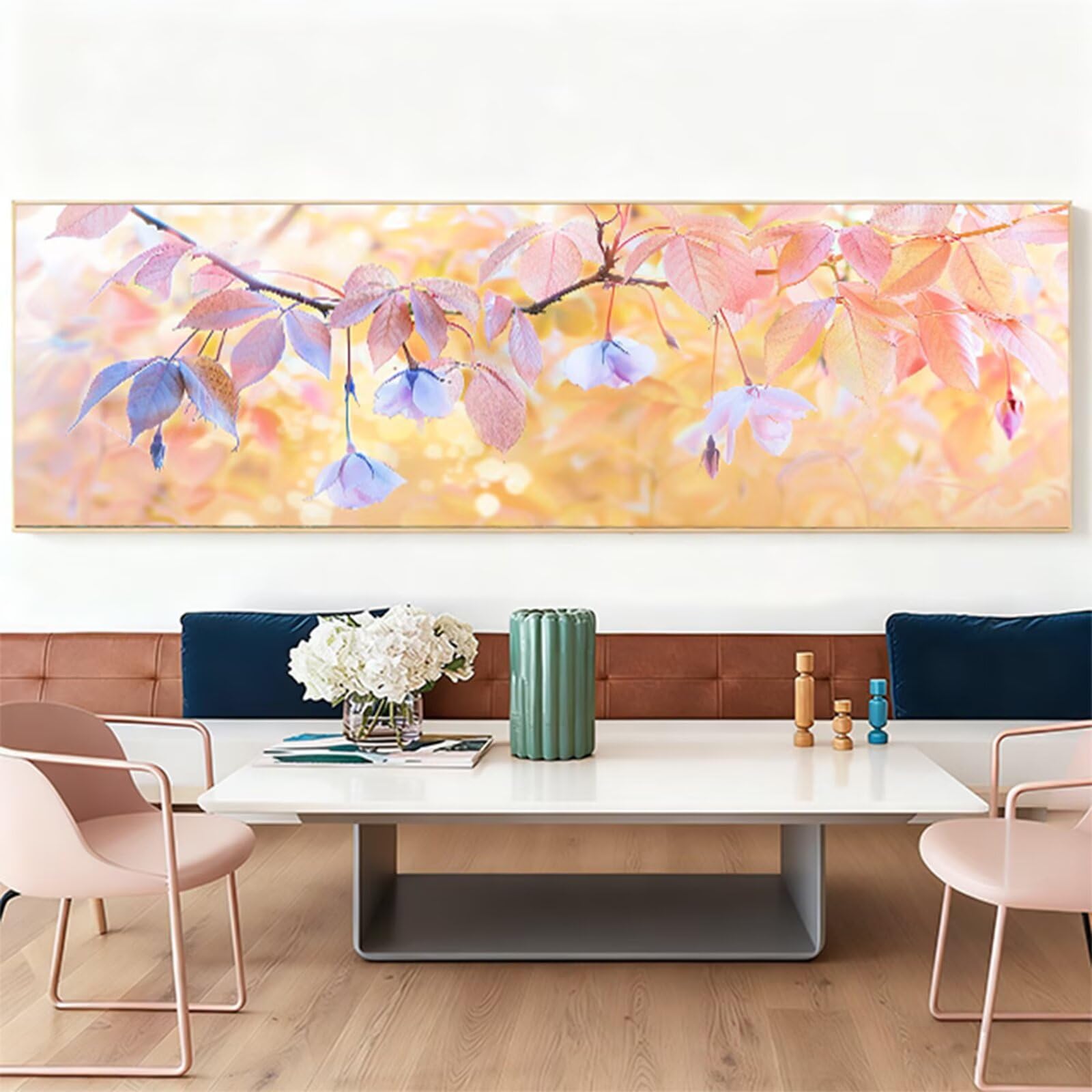 Diamentowe malowanie dla dorosłych, 5D diamentowe rysunki liść diament sztuka książka duże malowanie diamentowe, DIY DIY DIY dorośli ludzie, 270x90cm haft krzyżykowy diament płótno, dekoracja ścienna