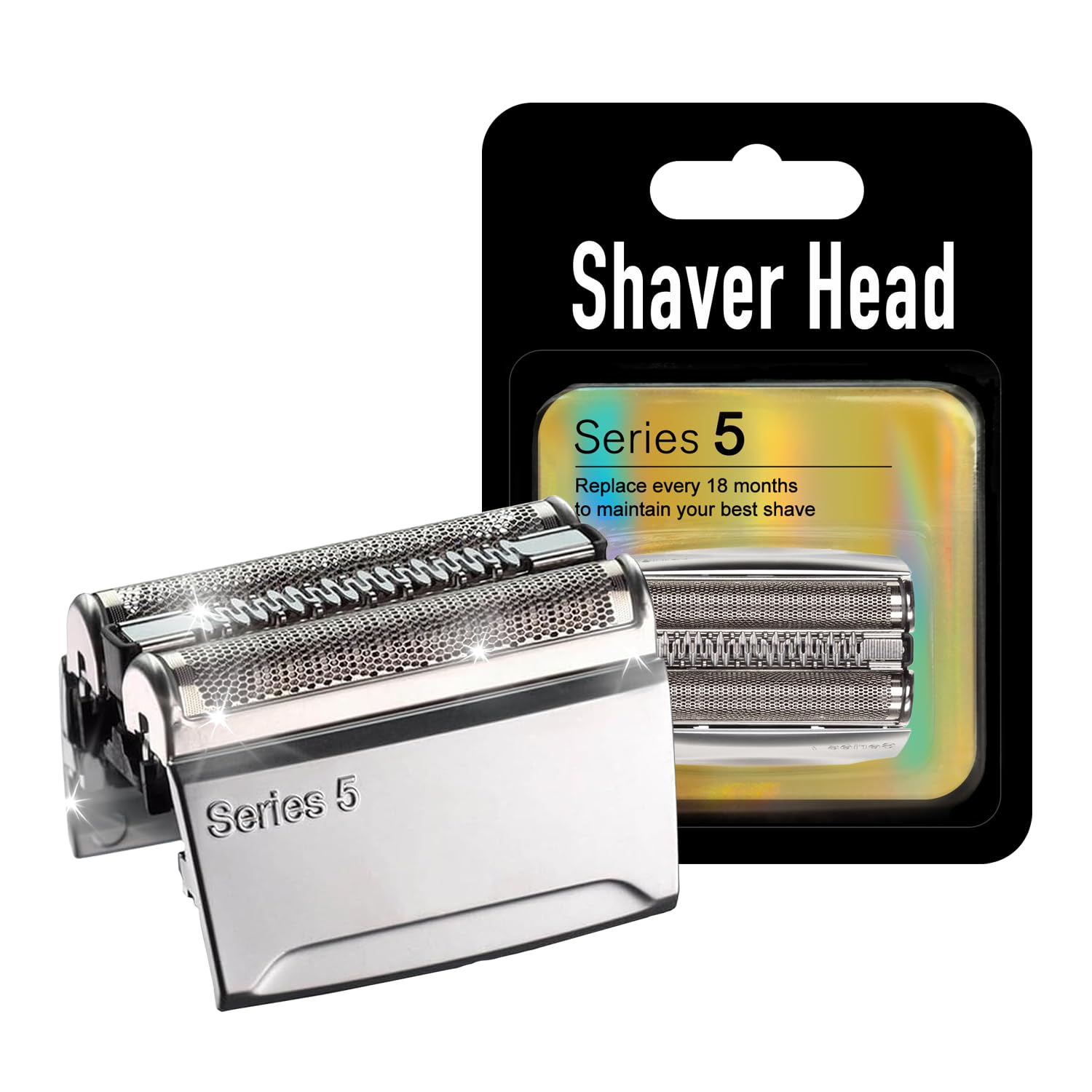 52S Series 5 Electric Shaver Replacement Head for Men Razor Shaving Blades Compatible with 52S Replacement Electric Shaver Heads Braun Series 5: 5090/