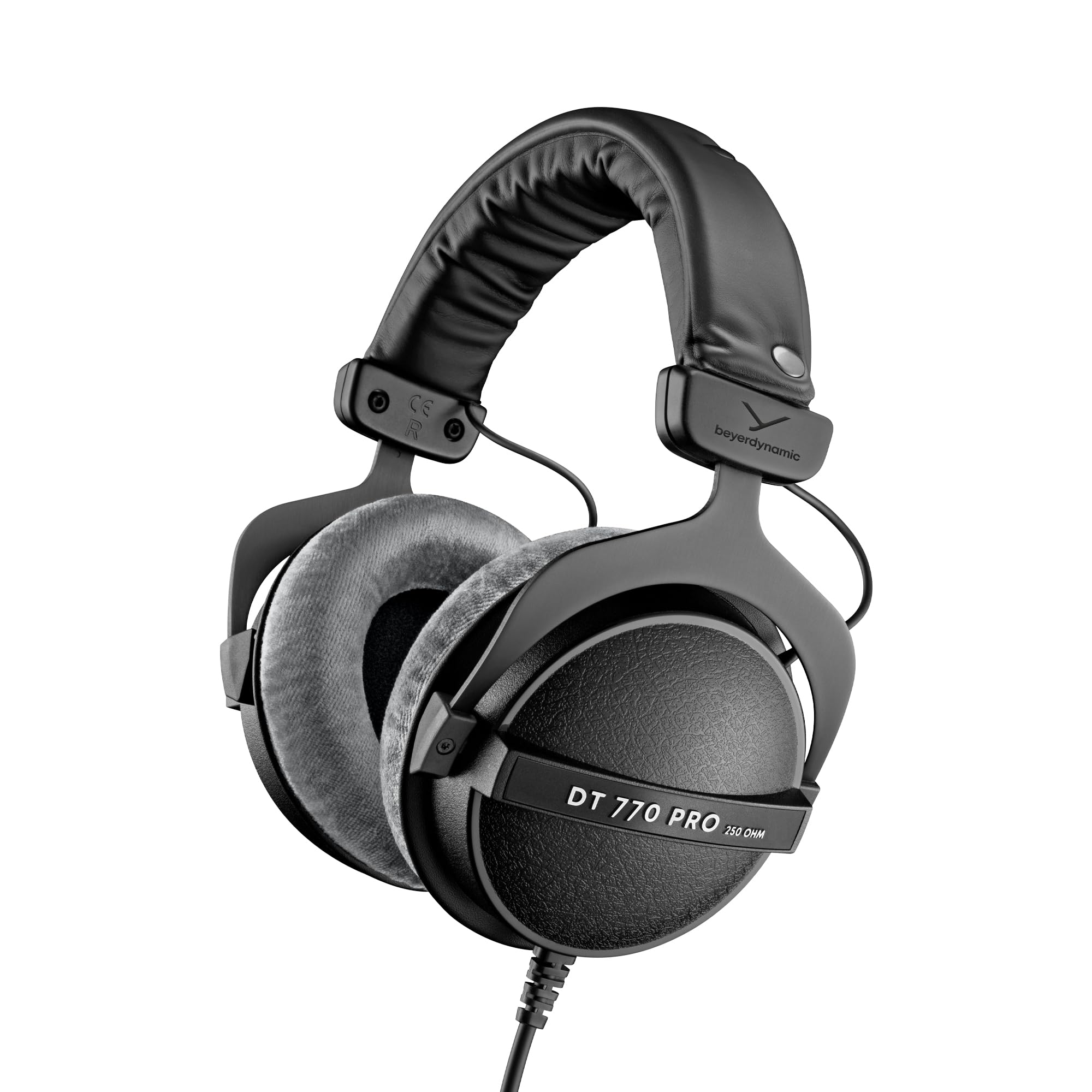 DT 770 PRO 250 Ohm Over-Ear Headphones in Gray. Enclosed Design, Use Ideal for Studio Mixing