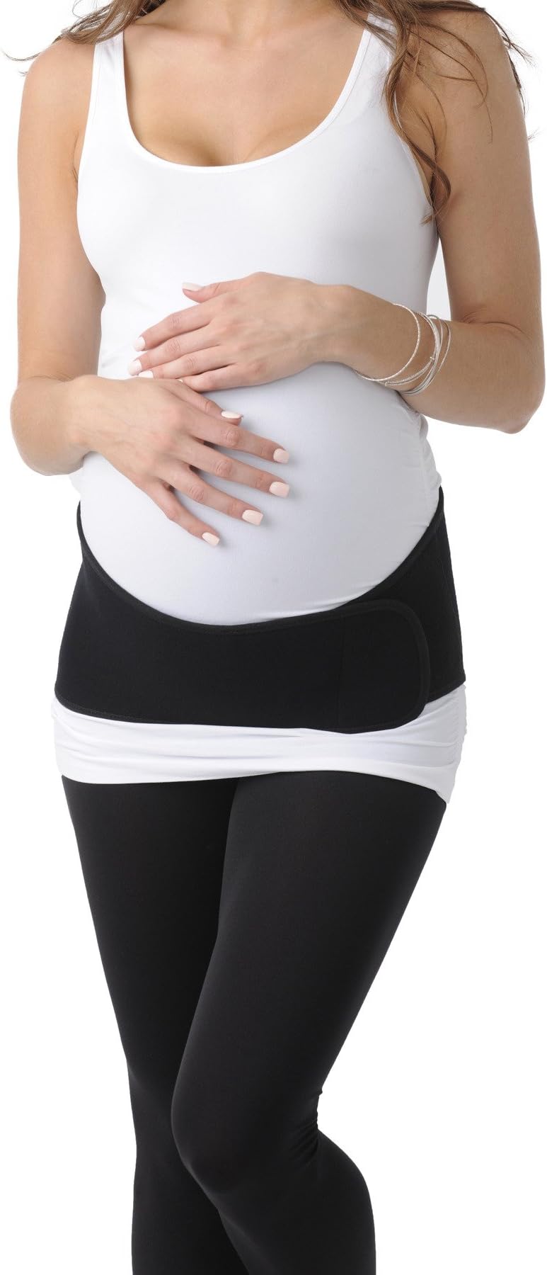 Upsie Belly - Belly Bandit Pregnancy Support Band and Wrap (S, Black)