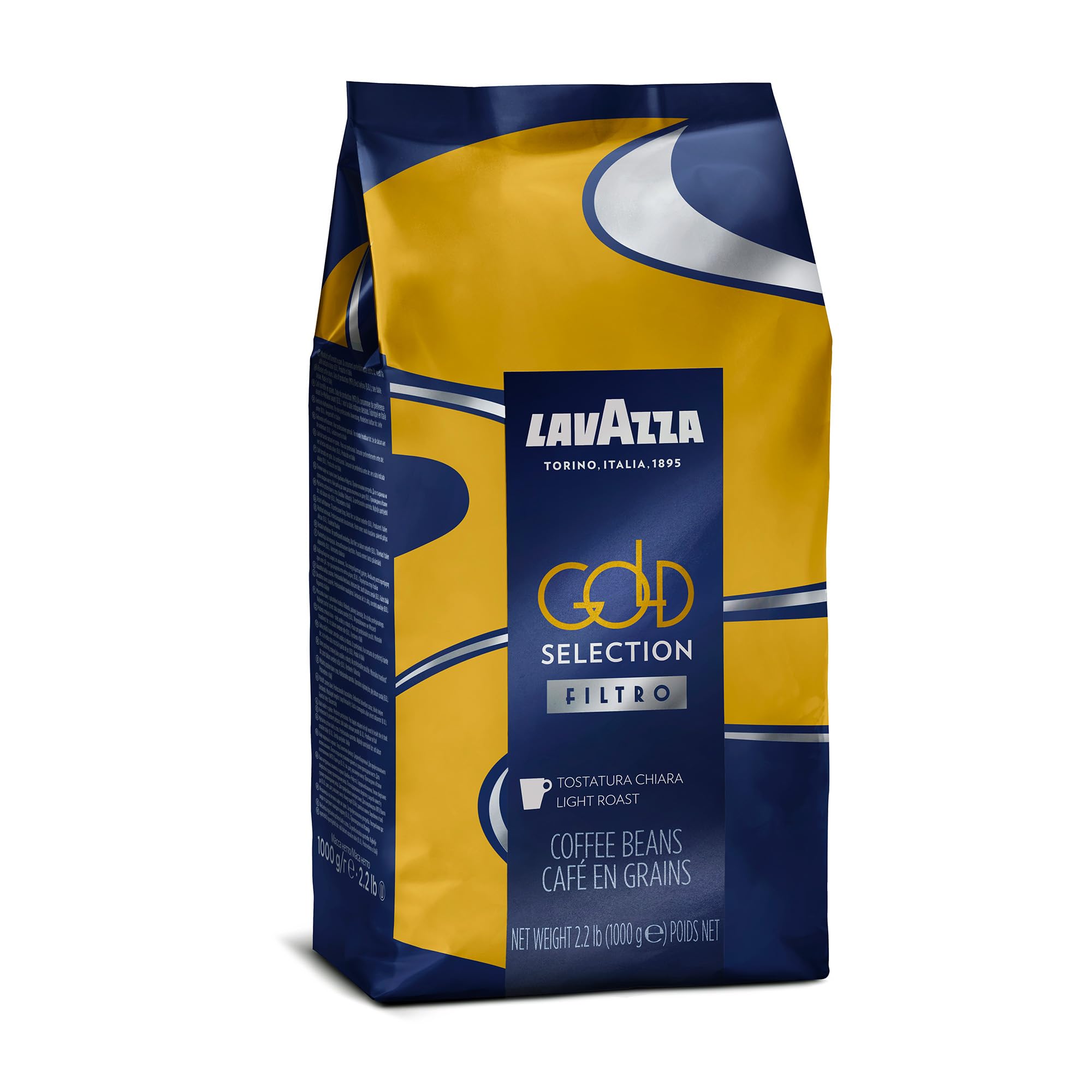 Lavazza Gold Selection Filtro Whole Bean Coffee Light Roast Vanille and Chamomille flower aromatic notes 2 2 LB — view 9