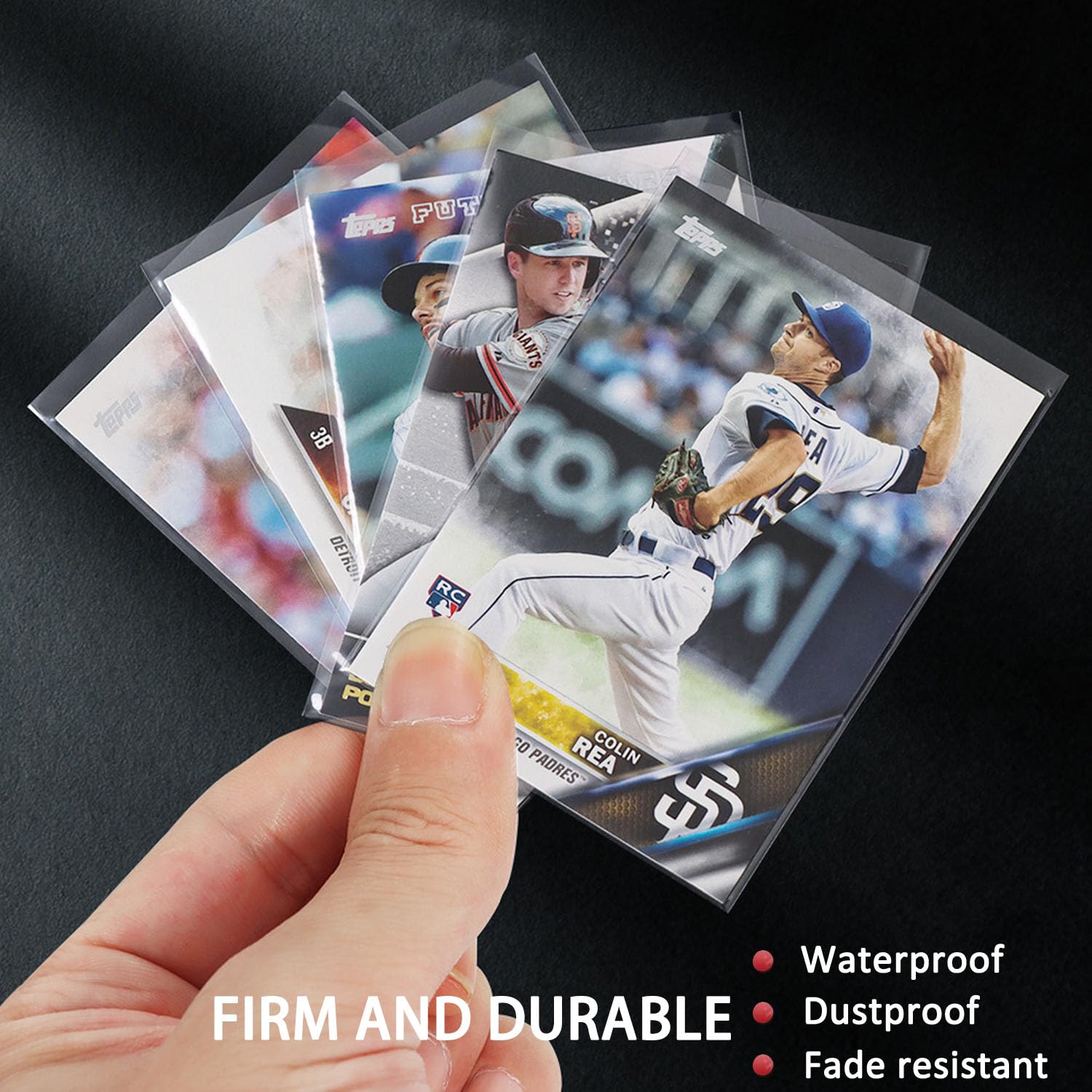 600-Pack Clear Card Sleeve Standard Size, Trading Card Holder, Pocket, Football, Sports Card - Image 4