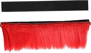 Vaguelly Capacete Cockscomb Decoração Capacete Hawks Capacete Mohawk Ornamento Capacete Remendos De Cabelo Capacete De Skate De Seda Adorno Capacete Decoração Capacete Mohawk Decoração