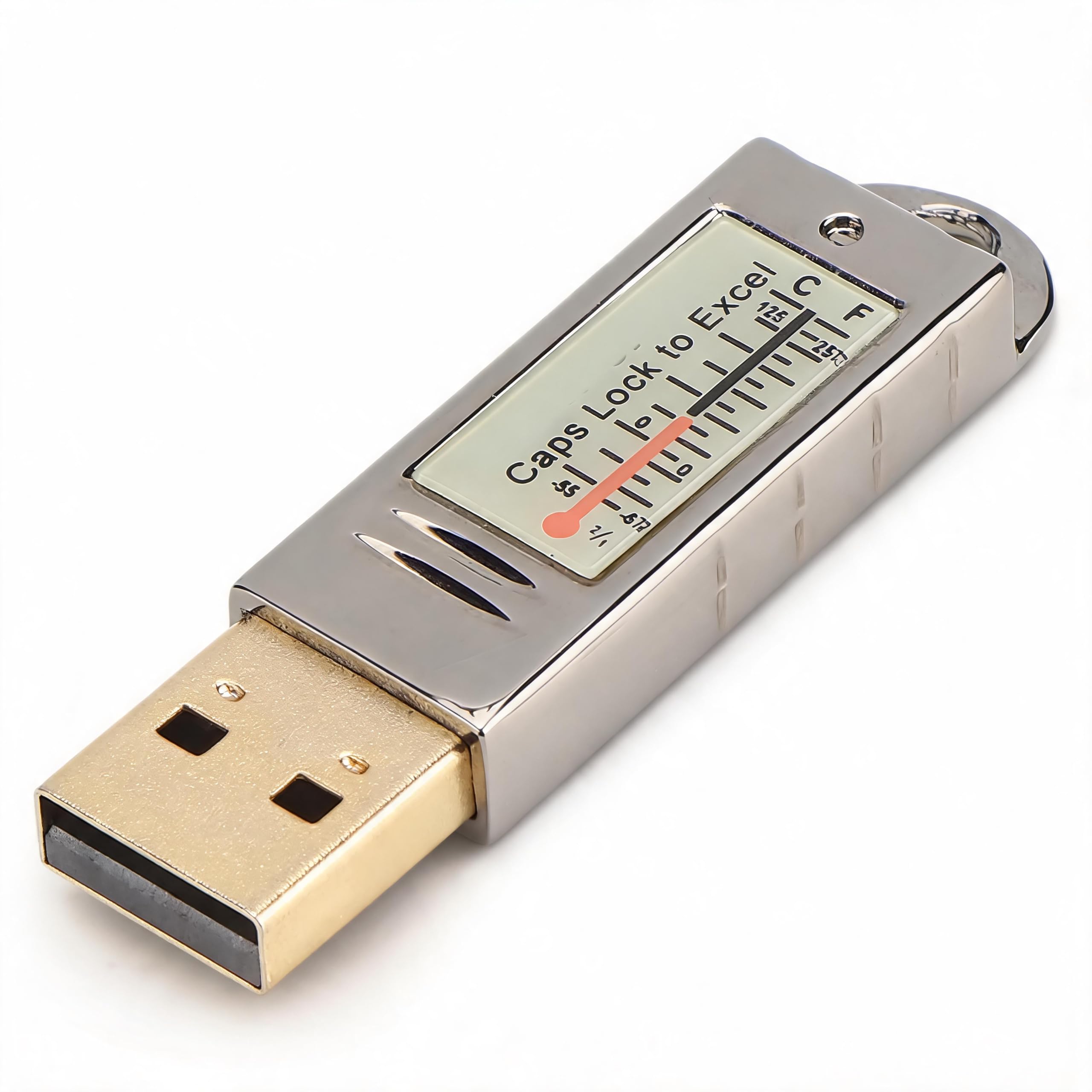 usb temperature logger with temperature display box, warning setting real time recording thermometer temperature data logger recorder for pc laptop