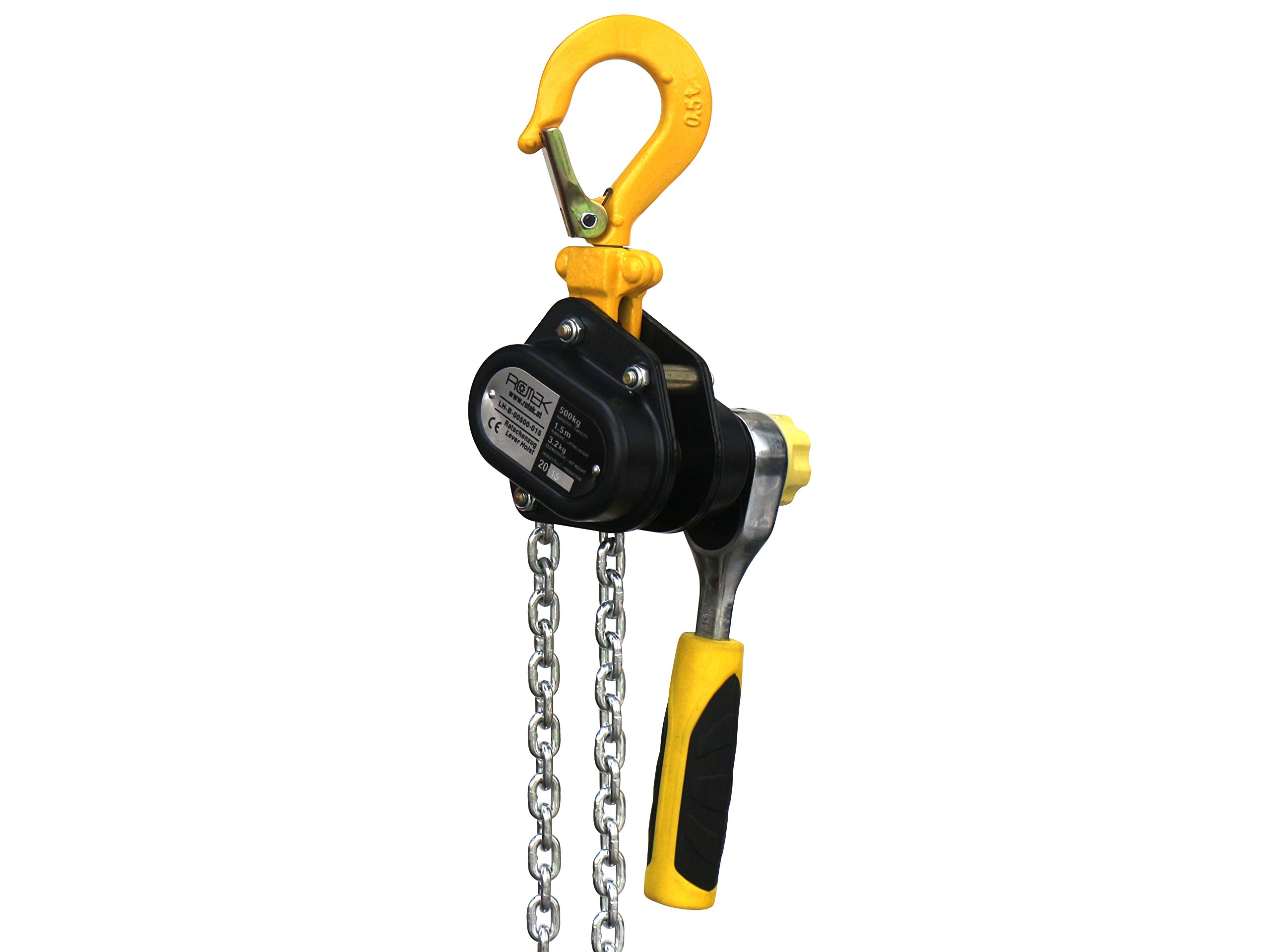 Rotek Hebelratschenzug 500kg Kapazität, 1,5m Kettenlänge, LH-B-0500-1.5