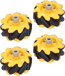 FTVOGUE McNamee Wheels Robot Wheels Omni-Directional Wheels 48Mm Two Pairs,Industrial Robots and Accessories