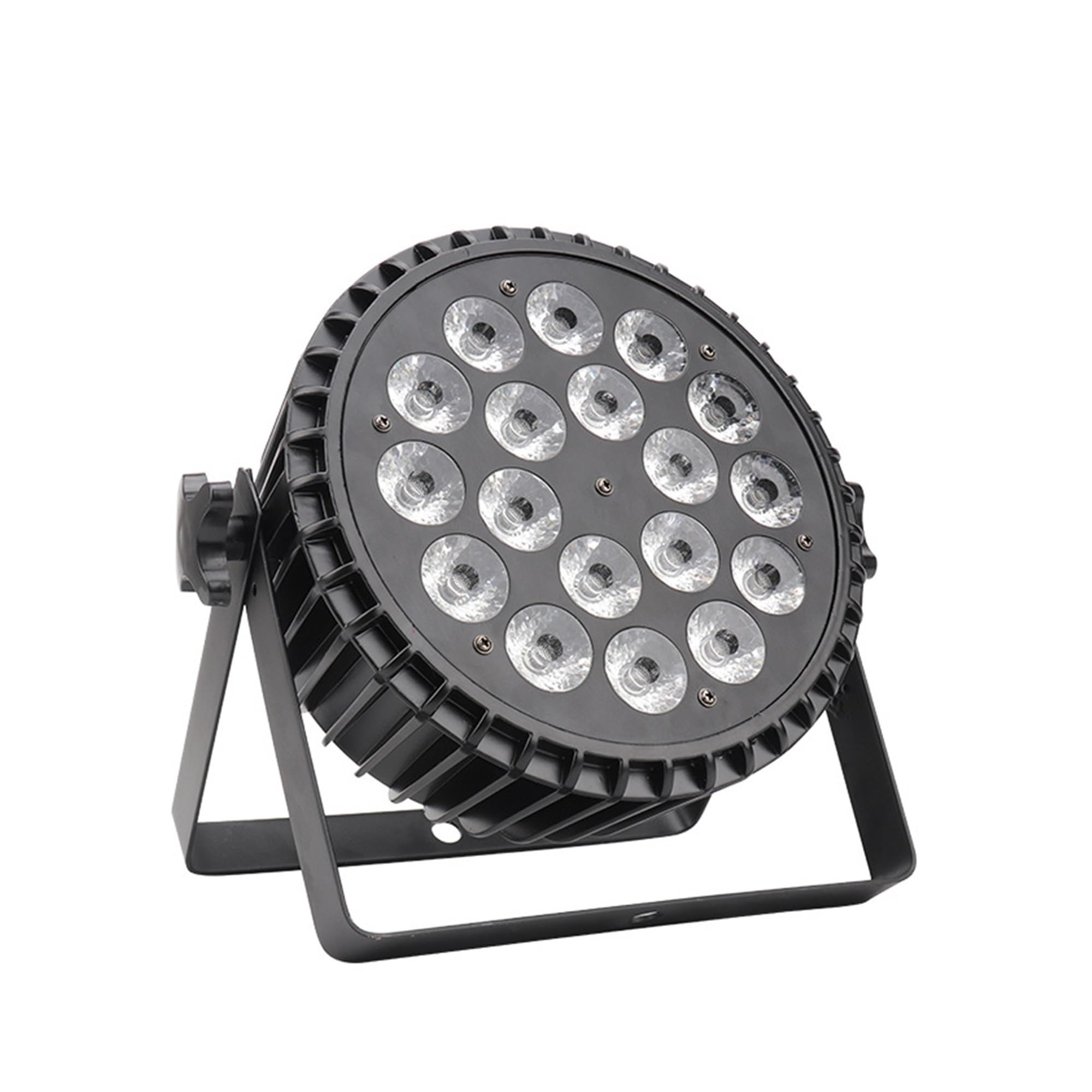 Proyector de Halloween de aleación de Aluminio LED Par 18x18W RGBWA + UV 6 en 1 Luces DMX512 Discoteca Luces de Navidad Escenario DJ IluminacióN DJ En Escenarios (Color : LED RGBW 4in1