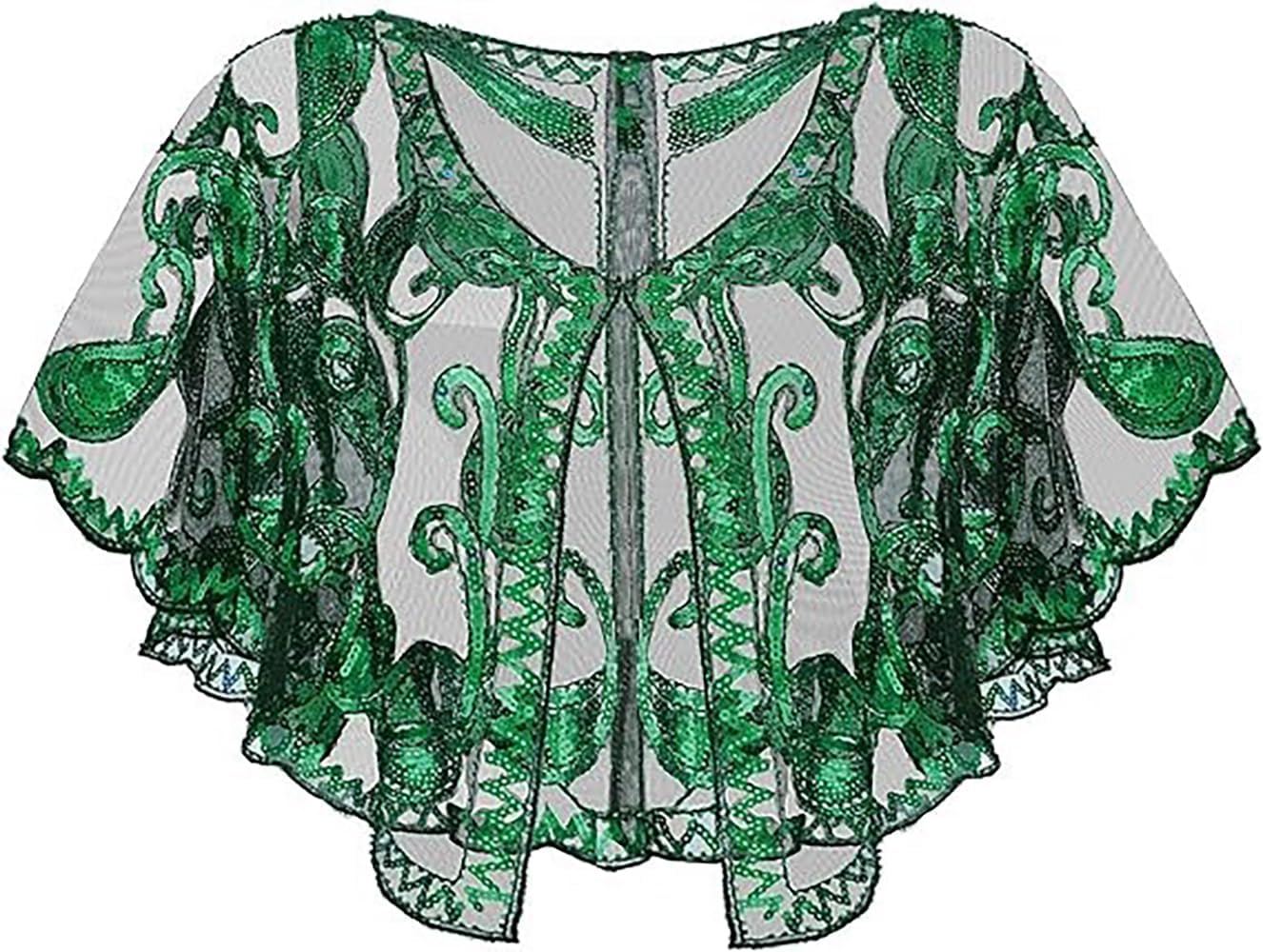 Jaren 20 sjaals pailletten kralen avondcape voor vrouwen retro wraps Jaren 20 sjaals pailletten kralen avondcape voor vrouwen retro wraps