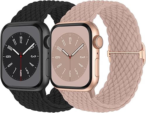 Miniatura 1 de Solo Loop trenzada compatible con Apple Watch Band de 1.496 pulgadas, 1.575 pulgadas, 1.614 pulgadas, 1.654 pulgadas, 1.732 pulgadas, 1.772