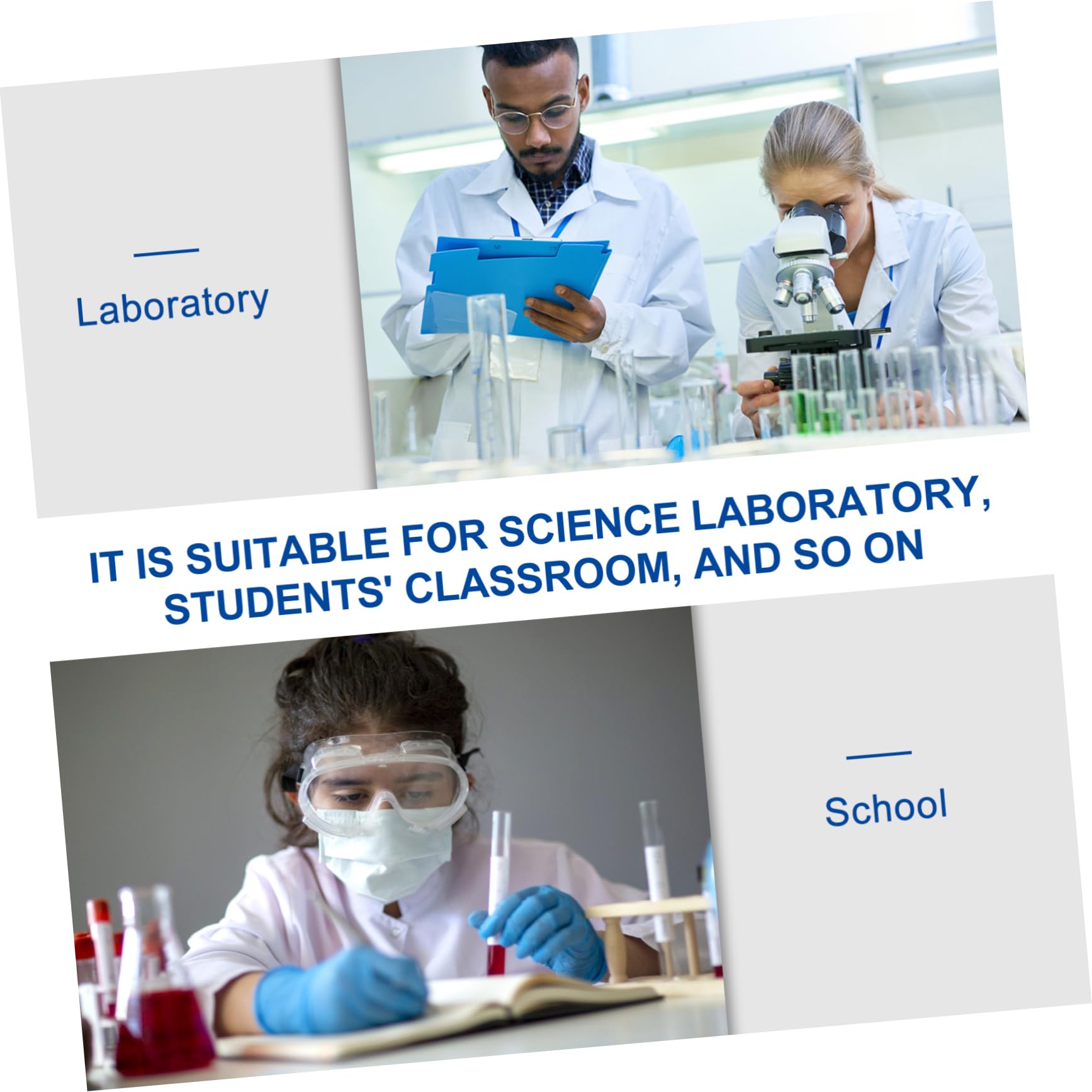 FUNOMOCYA 50ml Test Tubes Leak-Proof Caps 50pcs Small Tubes for Experiments Random Color