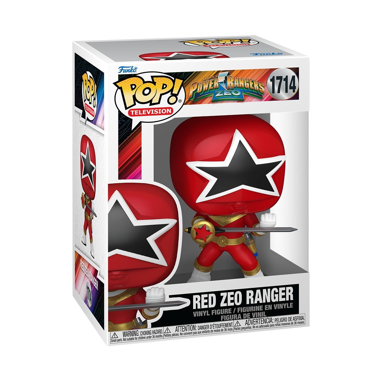 Amazon.com: Funko Pop! TV: Power Rangers Zeo - Red Zeo Ranger