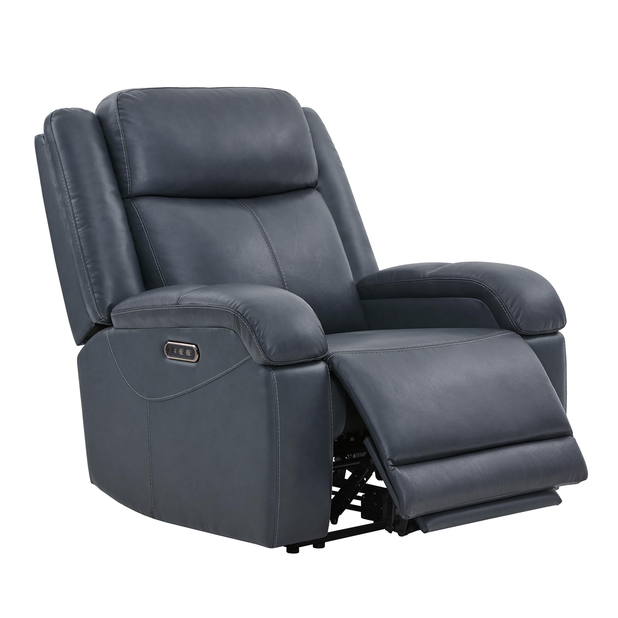 Watson & Whitely Oversized Genuine Leather Power Recliner