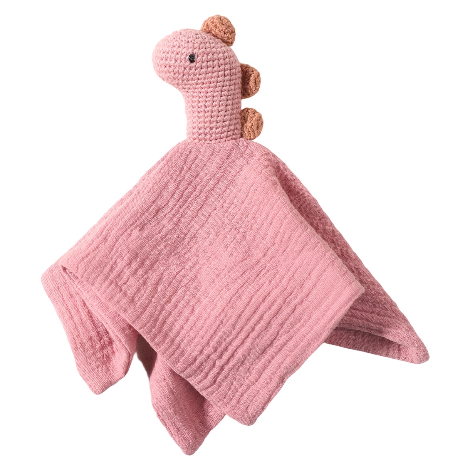 kokdid Lovely Baby Soother Doll Crocheted Animal Appease Comforting Towel Pacify Handkerchief for Newborns and Toddler Appease Towel