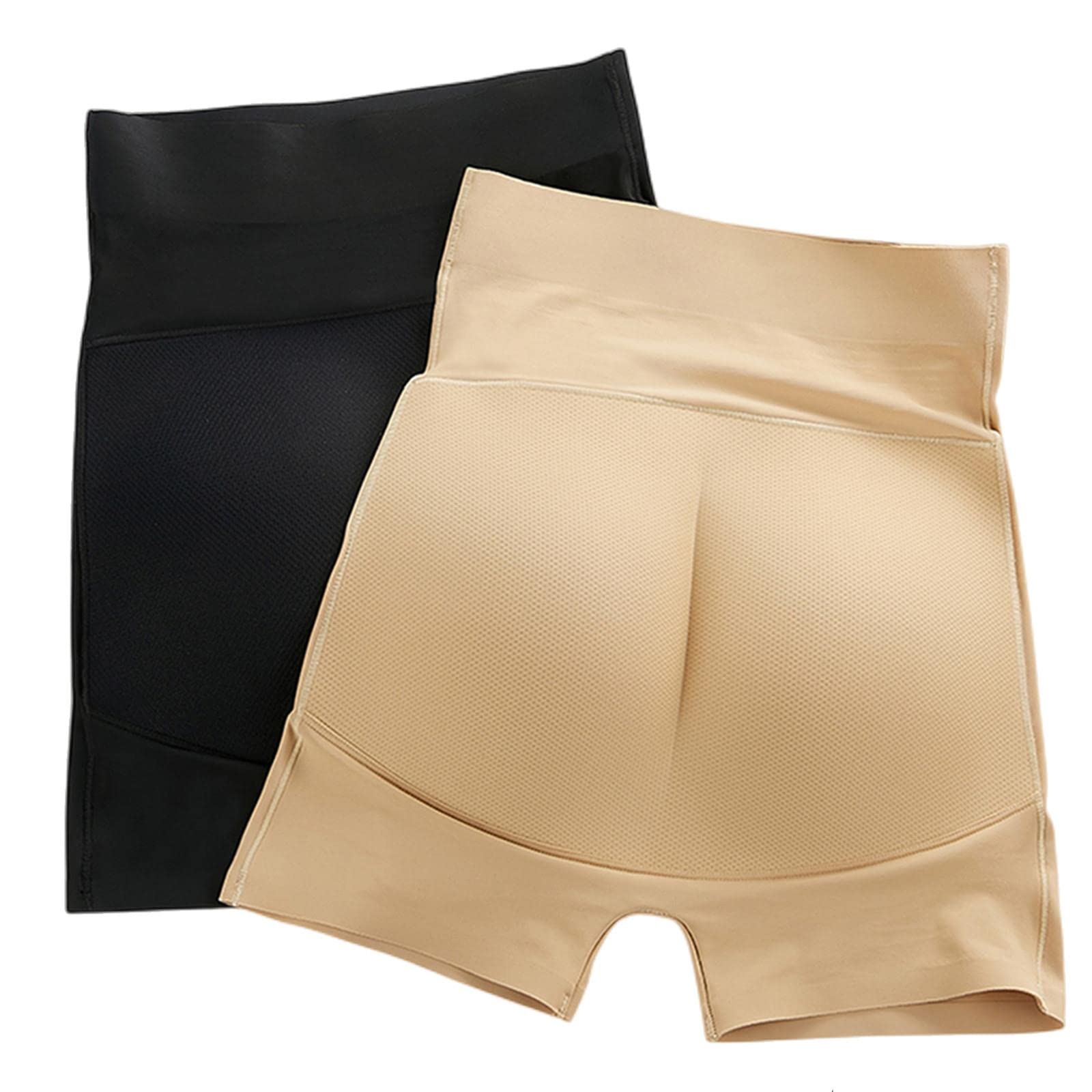 Guaina Modellante Donna Mutandine Finte in Alto in Vita A Culo Sollevatore di Calcio Imbottito Push Up Hep Ghipper Shapewear-Skin Low Waist,XXL