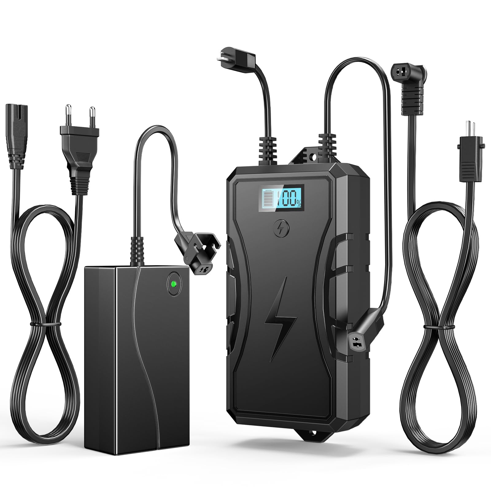 Batterie pour Meubles Inclinables, 2500mAh Rechargeable sans Fil Universel 2 Broches Affichage LED pour Meubles Inclinables/Canapé/Fauteuil élévateur avec Chargeur 29V 2A Rallonge 1M