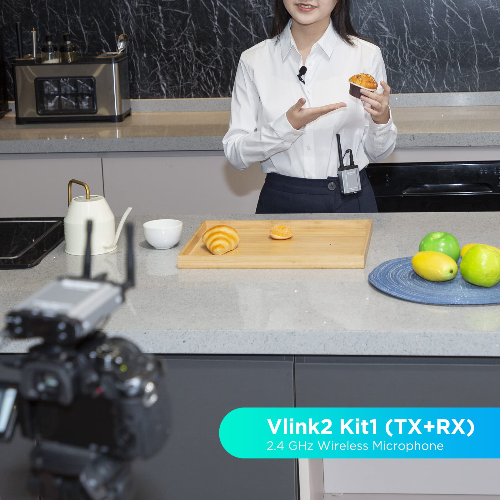 Amazon.co.jp: Saramonic Vlink2 Kit1/Kit2 2.4GHzワイヤレスマイク