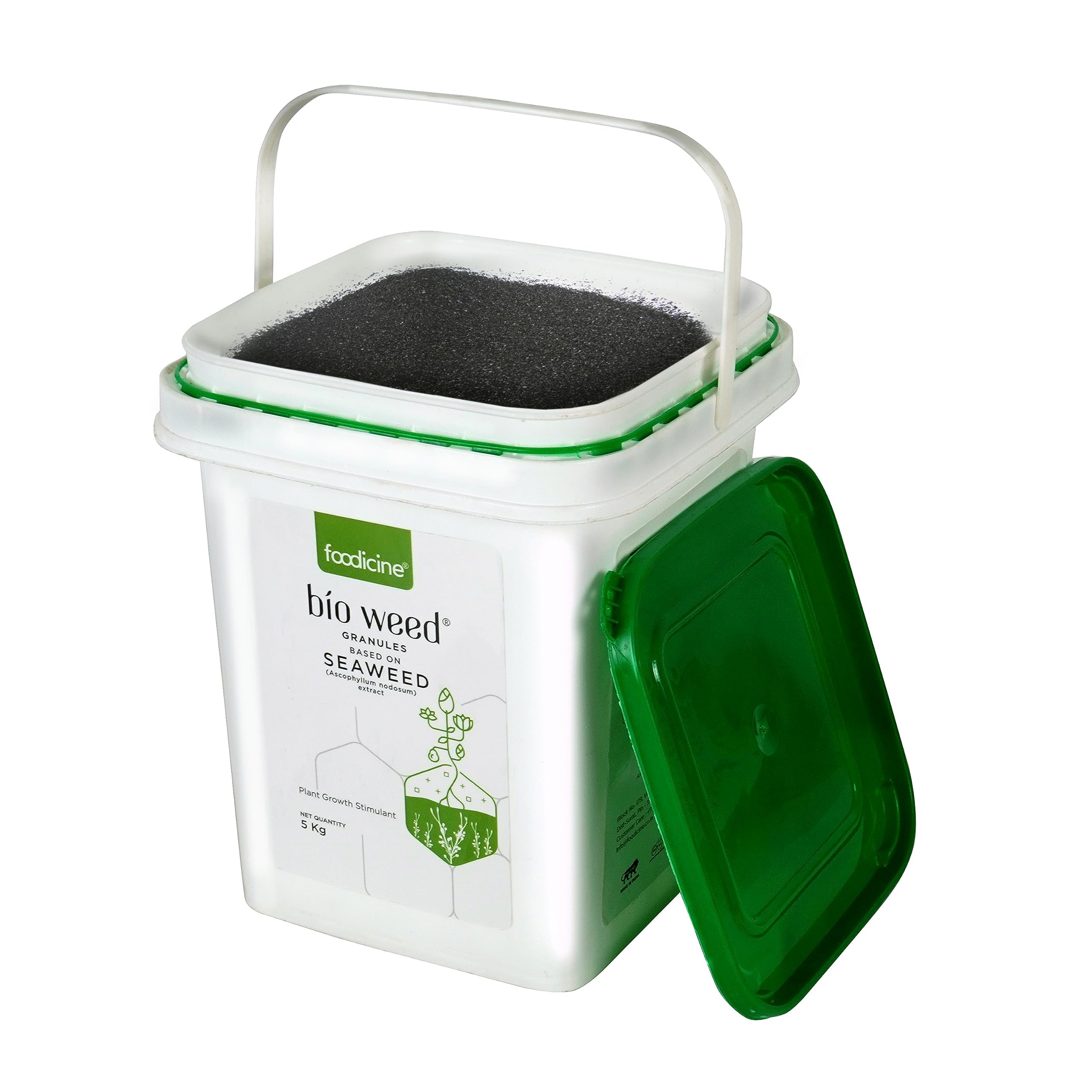 Sponsored Ad - Foodicine Bio Weed 5 KG - Seaweed Extract Granules Premium Plant Fertilizer and Growth Promoter for All Types of Plants