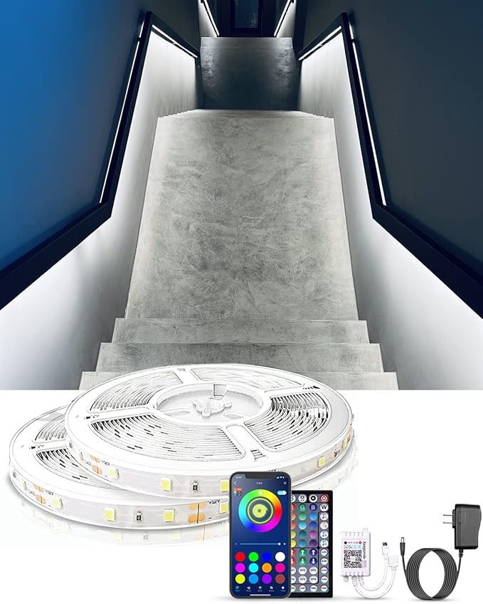 Keepsmile Led Step Lights Indoor Color Changing RGB Led Light Strips