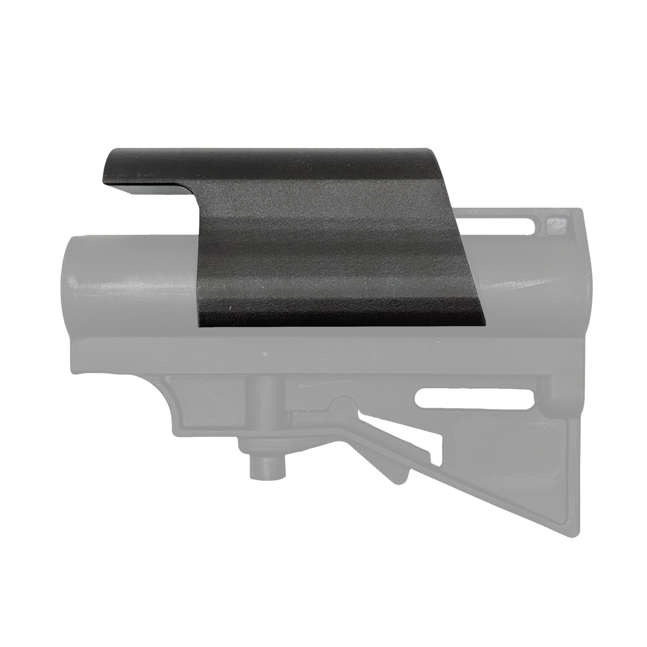 CAR15 Cheek Riser with Overhang for H&R/PSA Replica (Black)