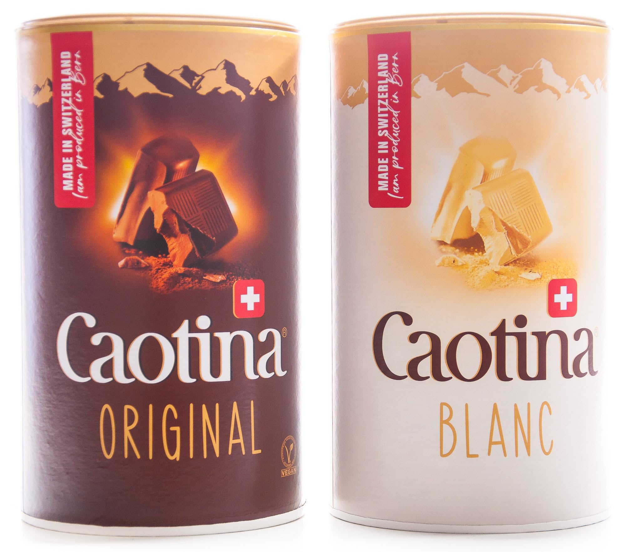 Caotina Boîte à original + blanc, lot de 2 (2x500g)