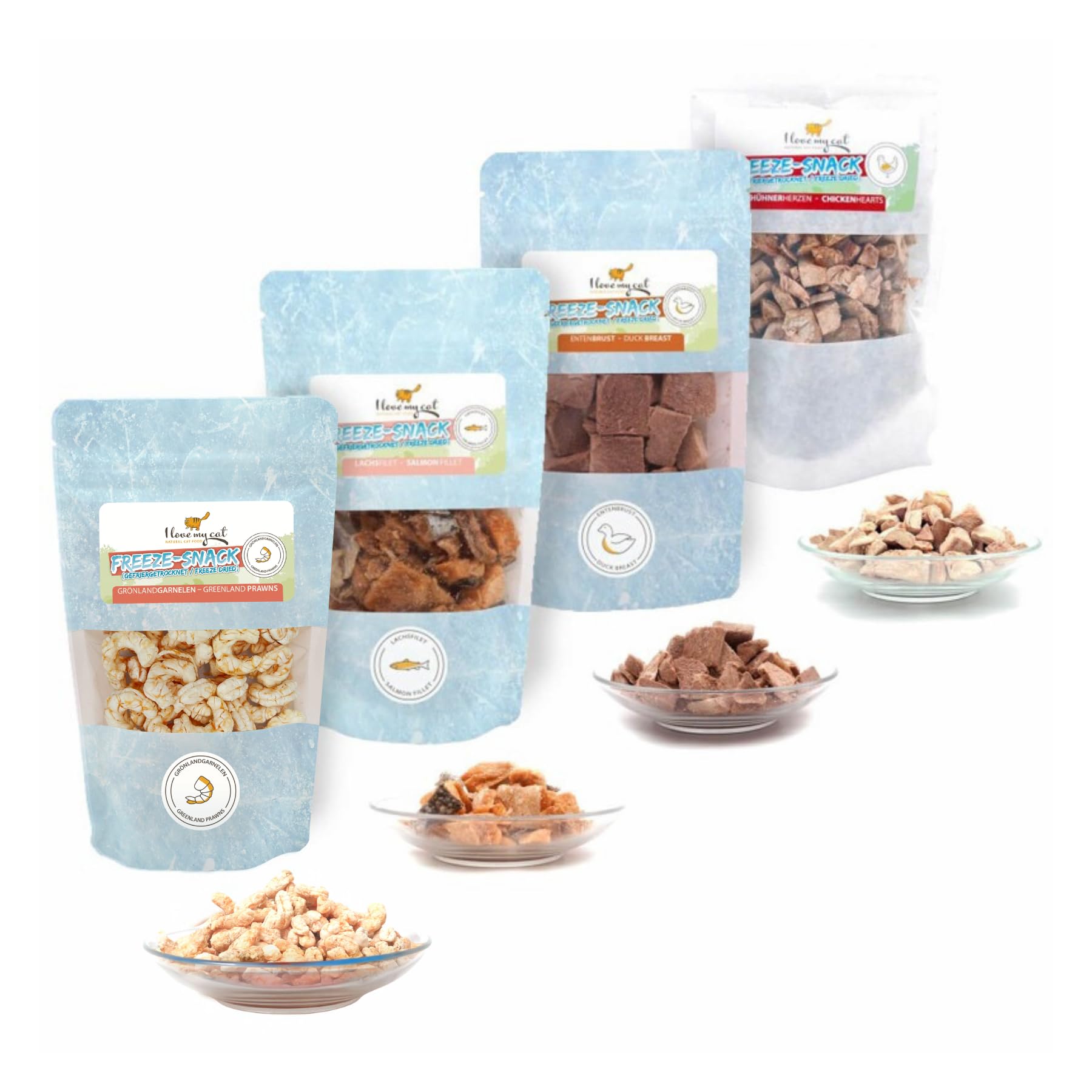 I Love My Cat Snack Ipoallergenici Per Gatti Con Insetti - 50 G. Premi Naturali Per Gatti Senza Cereali, Morbidi, Digeribili E Ricchi Di Nutrienti. Ideali Come Spuntino O Premio Durante Il - 6