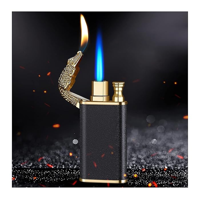 Buy 2022 New Crocodile Lighter, Crocodile Double Fire Lighter