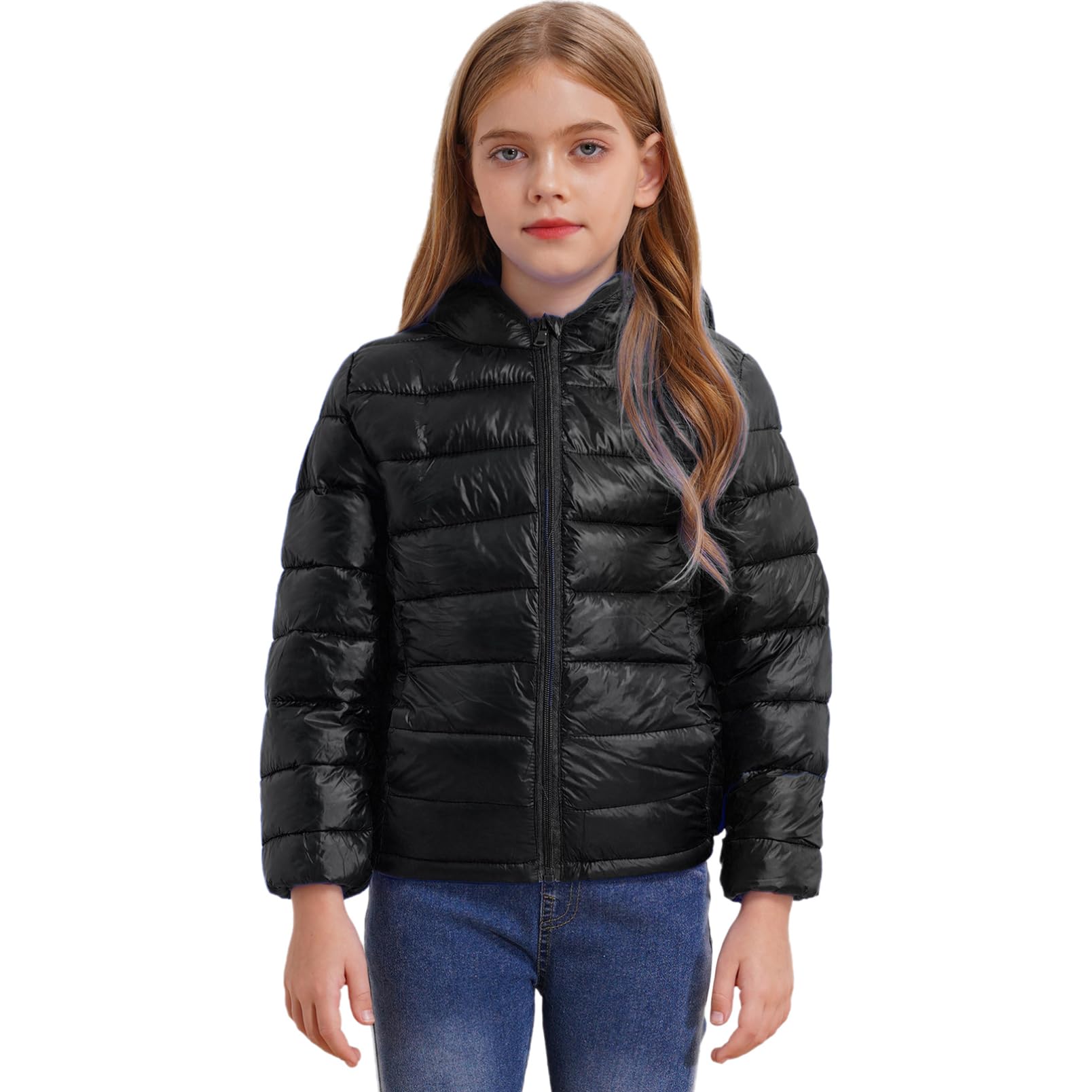 dPois Bambina Ragazza Giacche Bambino Invernali Piumino Giubbotto con Cappuccio Vestiti Caldi Spessi Cappotti Imbottiti Manica Lunga Capispalla Snowsuit Outwear Giacca