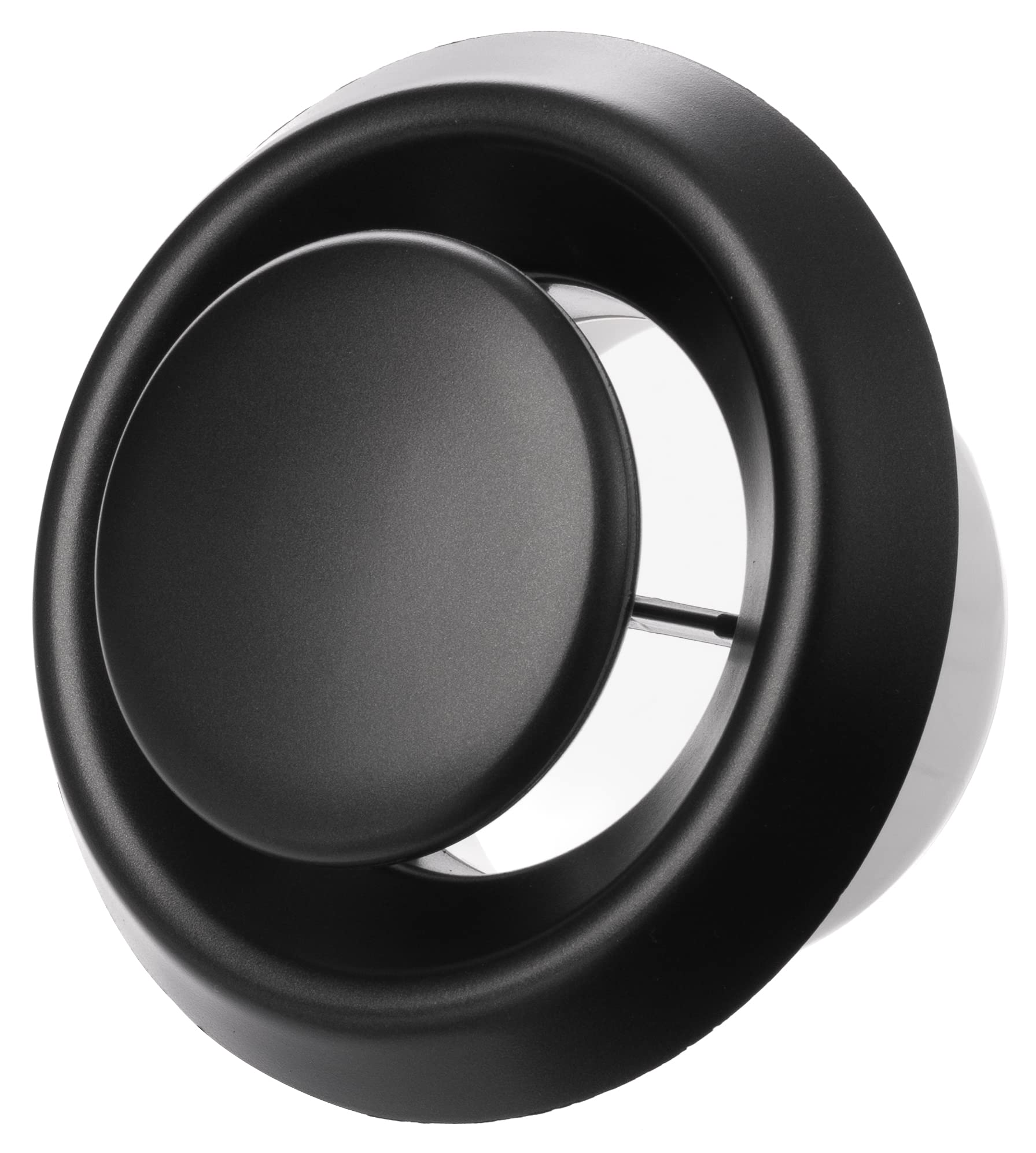 Lirast Charcoal Ø 100Mm / 4 Inch Anthracite Plastic Diffuser With Retaining Ring - Supply And Exhaust Air Valve - Ventilation Cover