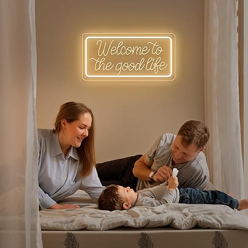 Vista 71 de Letrero de neón personalizado, letrero de neón LED personalizable para decoración de pared de dormitorio, letrero de nombre de neón regulable