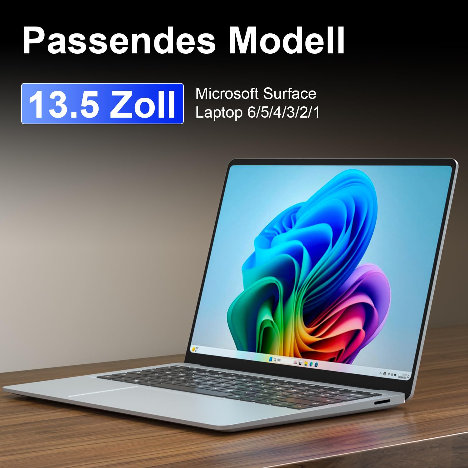 Pellicola protettiva magnetica per MacBook, pellicola protettiva rimovibile per la privacy con webcam per schermo anti-riflesso blu (13,5 pollici Surface Laptop)