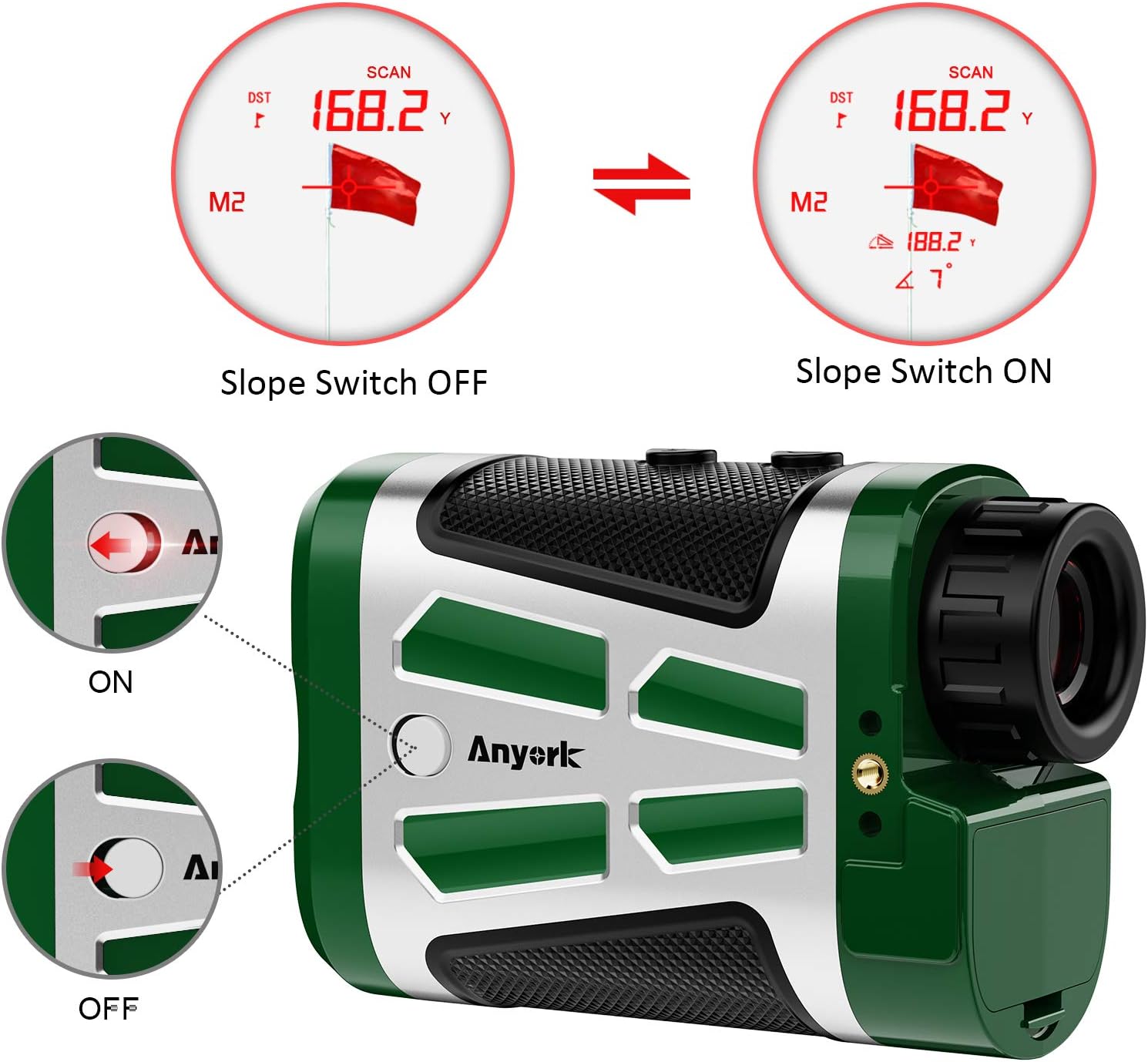 Amаzоn Crаzу 🔥 Dеаlѕ Anyork Hunting Rangefinder ,Golf Range Finder with Slope On/Off, Red and Black Optics Laser Rangefinder, 6X Magnification Clear View Hunting Range Finder, Target-Lock Vibration - Clip Design Bеѕt Rеvіеw Anyork Hunting Rangefinder ,Golf Range Finder with Slope On/Off, Red and Black Optics Laser Rangefinder, 6X Magnification Clear View Hunting Range Finder, Target-Lock Vibration - Clip Design
