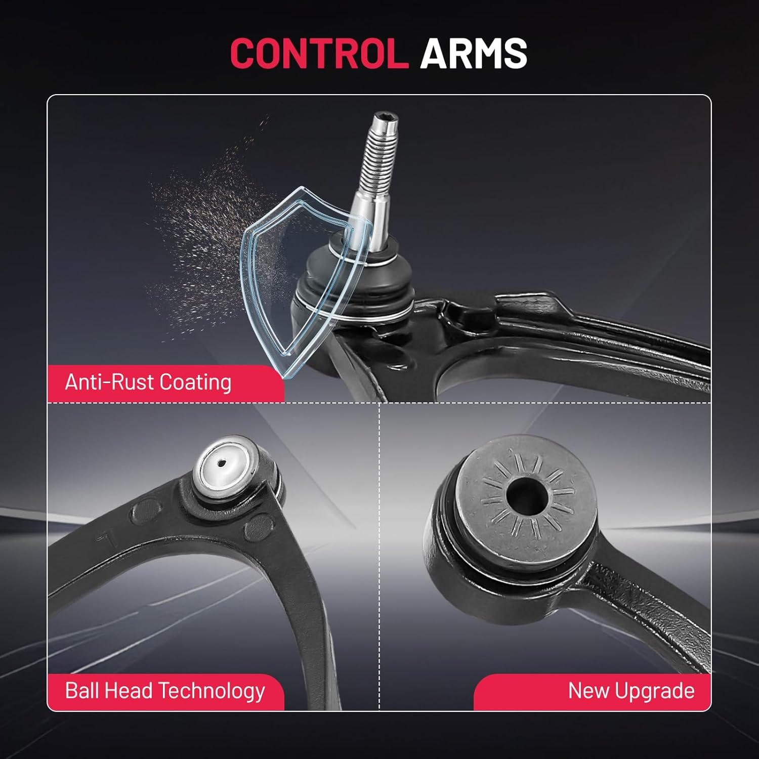 BDFHYK Front Left Upper Control Arm 1pcs,with Ball Joint Compatible with 2007-2016 Cadillac Escalade ESV/EXT,2007-2016 Chevrolet Avalanche Silverado 1500 Suburban 1500 Tahoe,2007-2016 GMC Sierra 1500