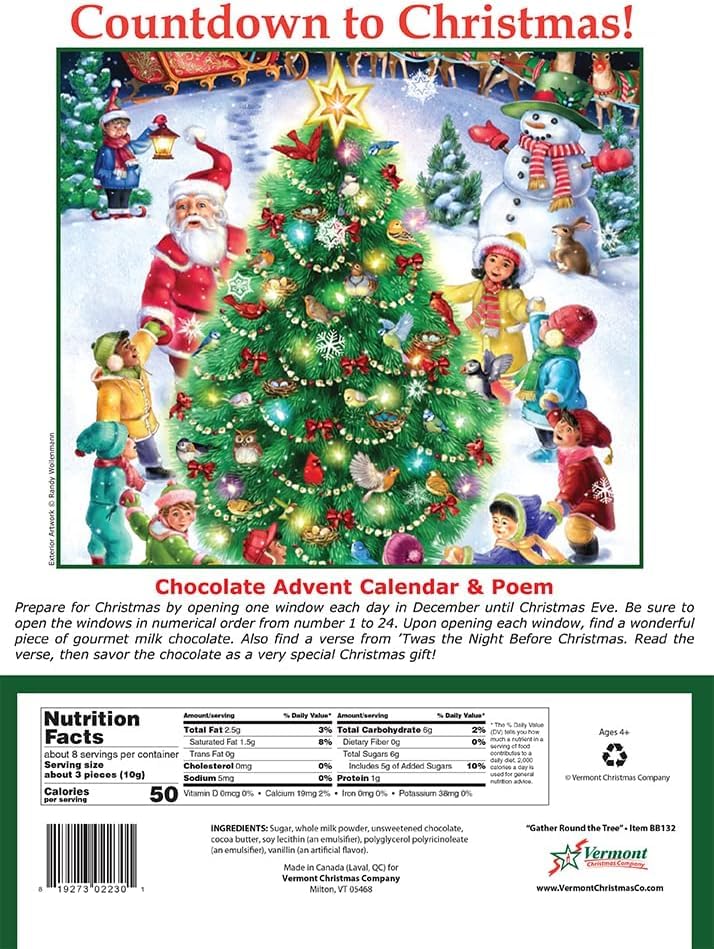 Image of Gather Round the Tree Chocolate Advent Calendar (10)