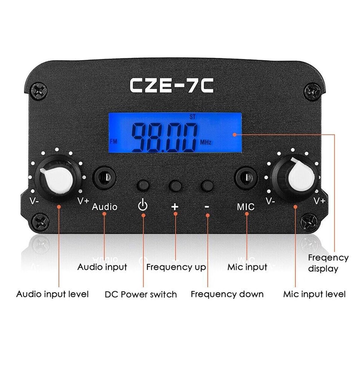 Amazon.com: YOVDA 7W FM Radio Broadcast Transmitter for Church