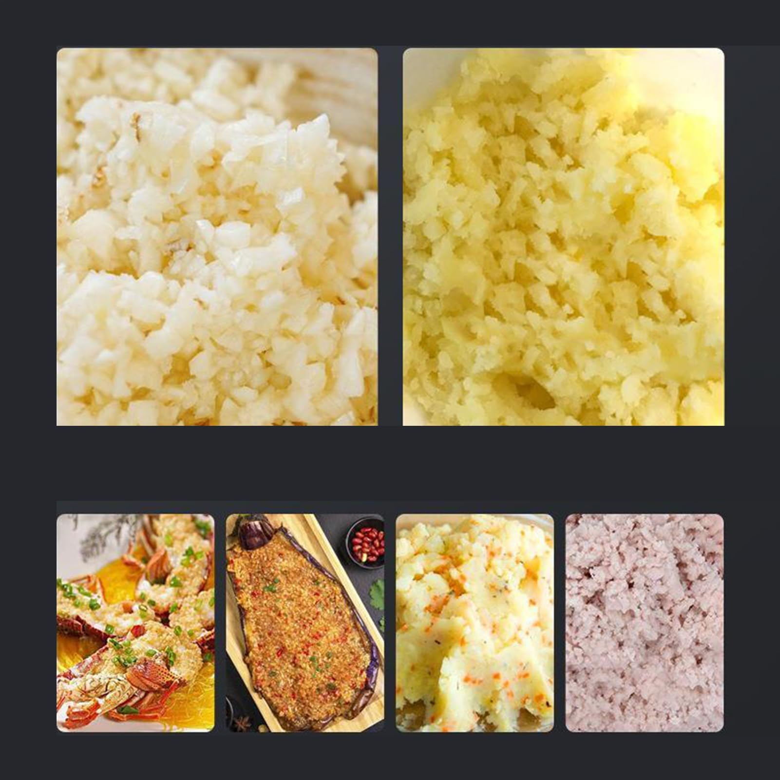 Generico Knoblauchpresse | Einfach zu zerkleinern, rostfrei, sicher in der Spülmaschine, Küchenutensilien zum Zerkleinern von Knoblauch – für Kartoffeln, Mahlzeiten, Küche, Wohnung, Restaurant
