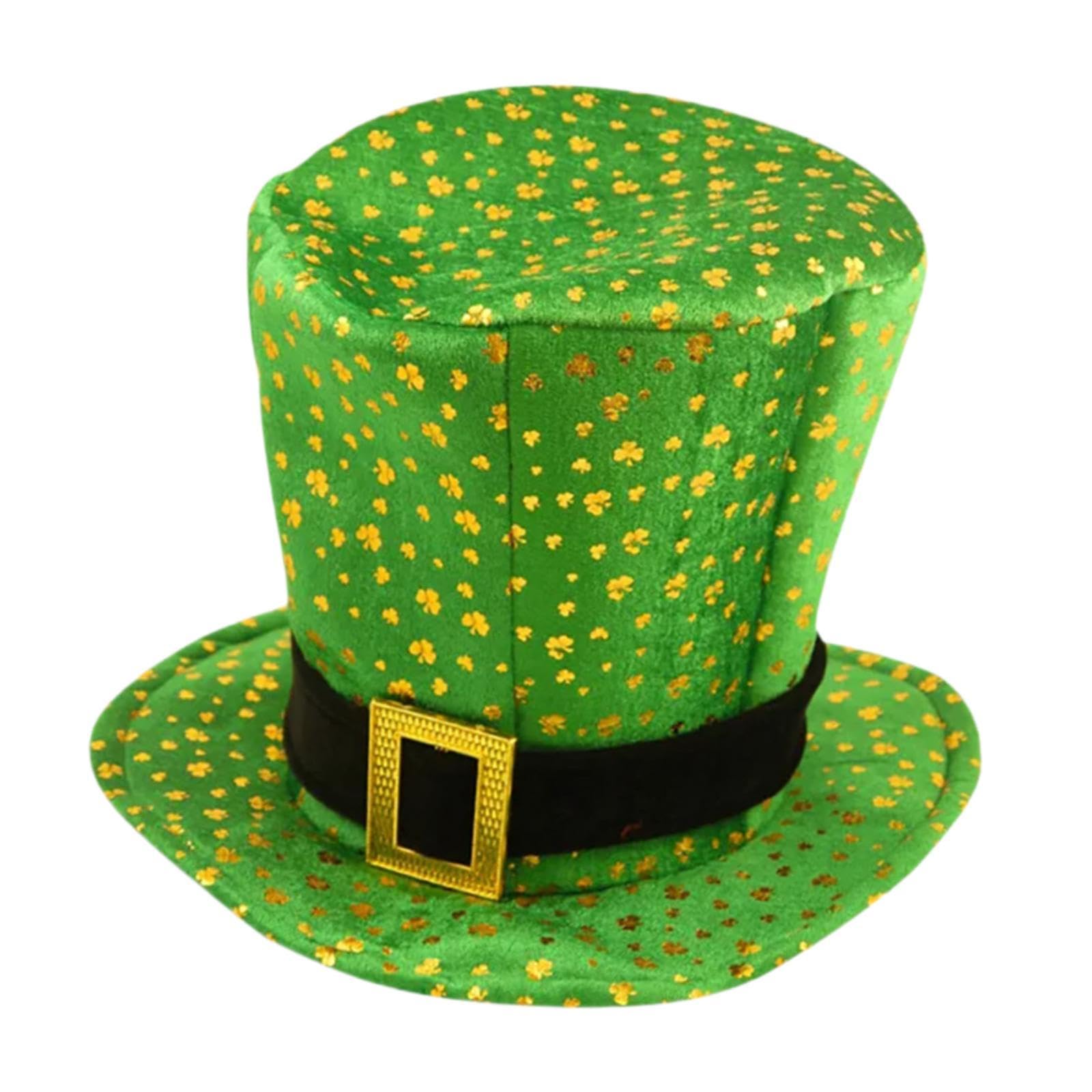 Meadawgs®St Patrick's Day Hat Green Top Hat for Festival Masquerade Stage Performance Style A|Clothing Shoes & Accessories | Costumes Reenactment Theater | Accessories |1 St Patrick's Day Hat