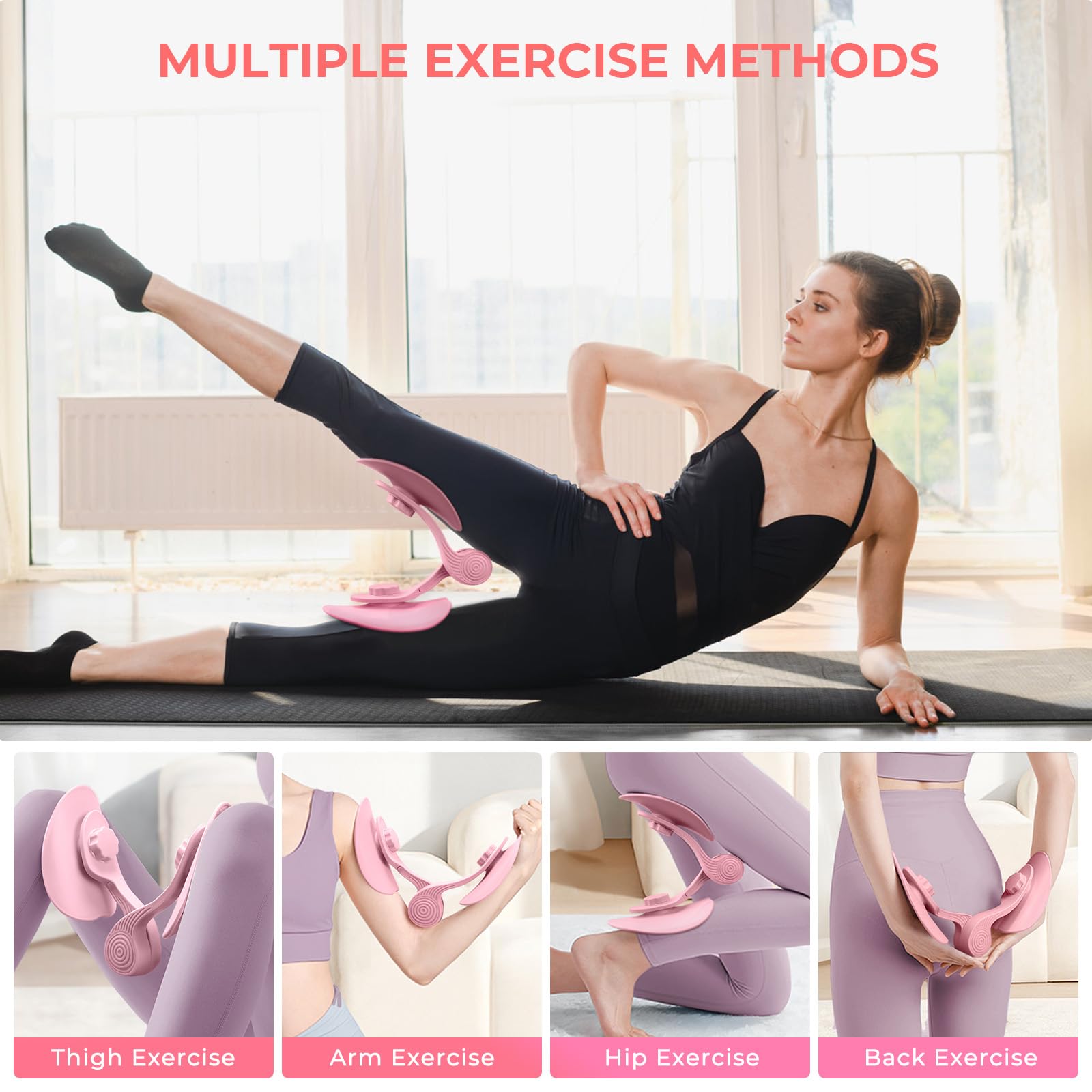 Kegel Exerciser Inner Thigh & Pelvic Floor Exerciser For Women - LED Counter, Adjustable Resistance For Toning Kegel Exerciser For Female - View #4