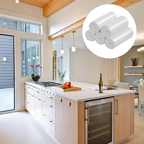 Miniatura 5 de Bolsas de basura compostables de 8 galones Inwaysin altas bolsas de basura para cocina, reciclaje sin perfume, resistentes y sin perfume, forros