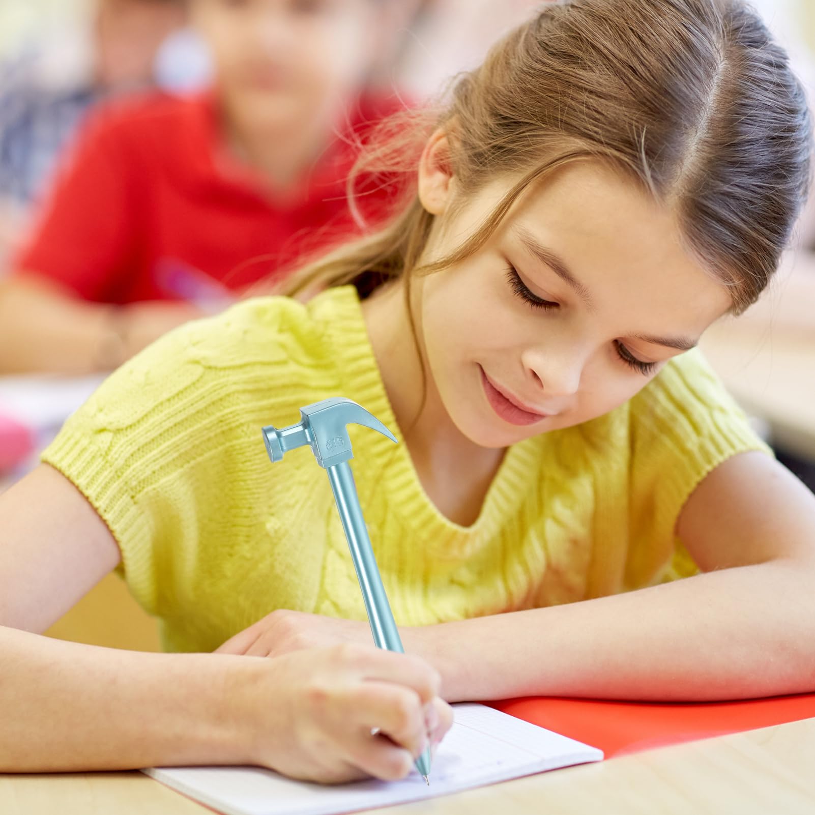 NUOBESTY 36pezzi Pz Penne Inchiostro Gel Forma Di Martello Per Scuola e Ufficio Di Penne Decorative Per Studenti Divertente Per Ragazzo Ragazza