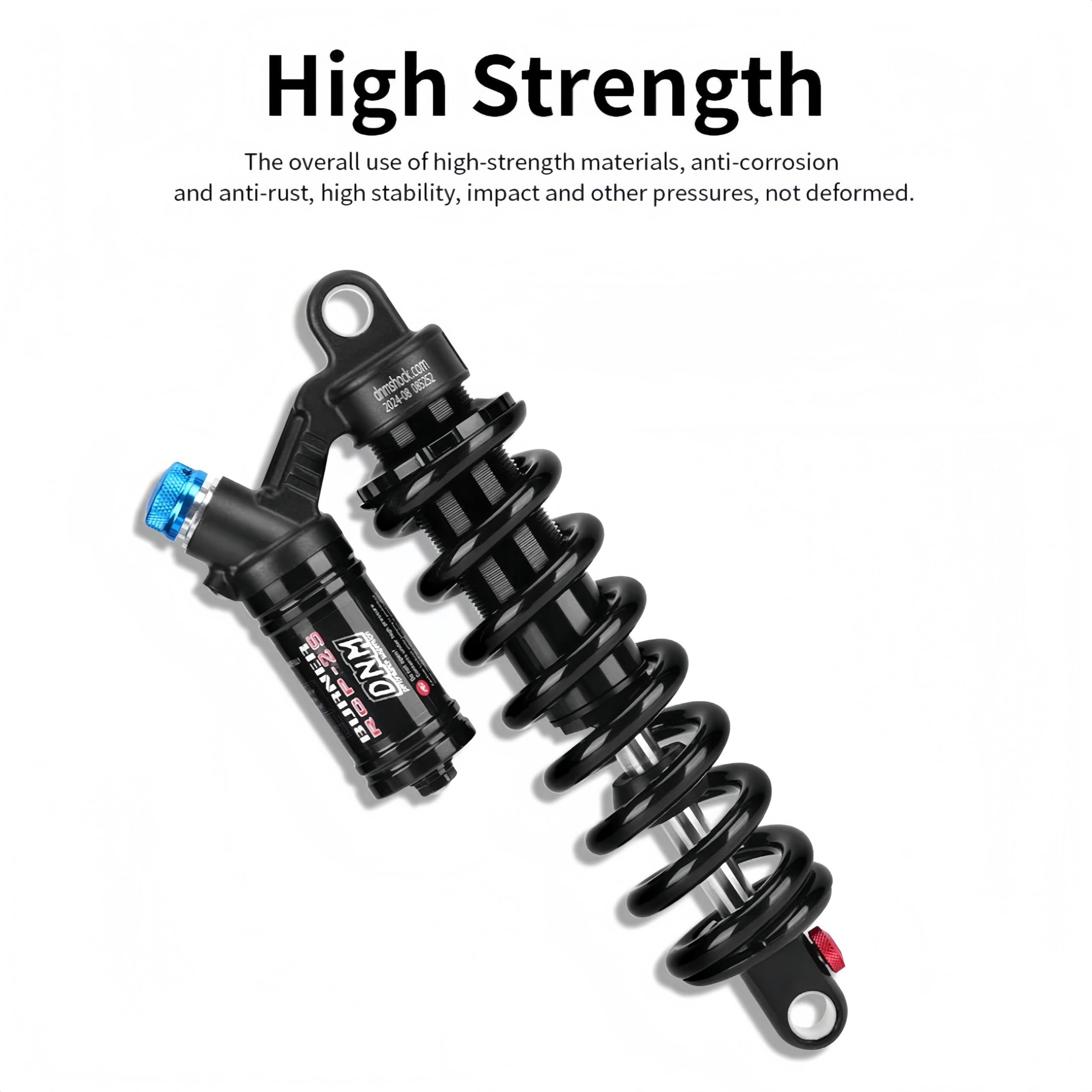 Molla a bobina dell'ammortizzatore DNM RCP-2S MTB 190MM 200MM 210MM 220MM 230MM 240MM per le parti di sospensione della bicicletta elettrica AM FR DH (190 MM&550 libbre)
